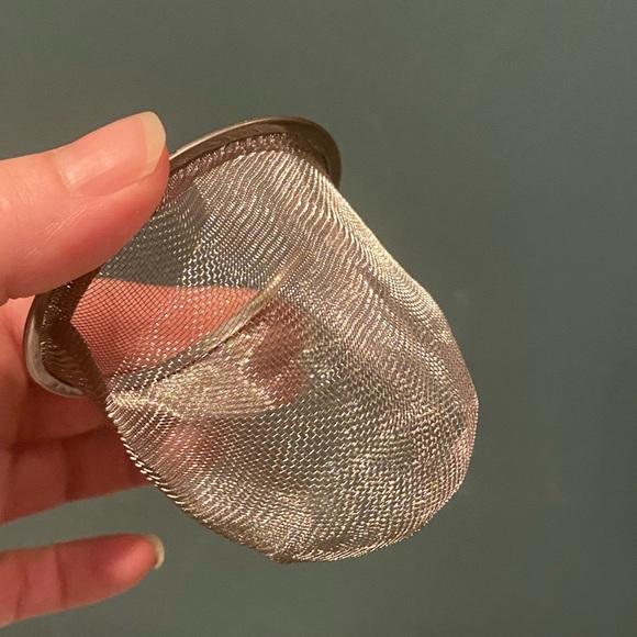 Pair of Teavana Brown Loose Leaf Teacup Mug Steepers With lids - Picture 3 of 5